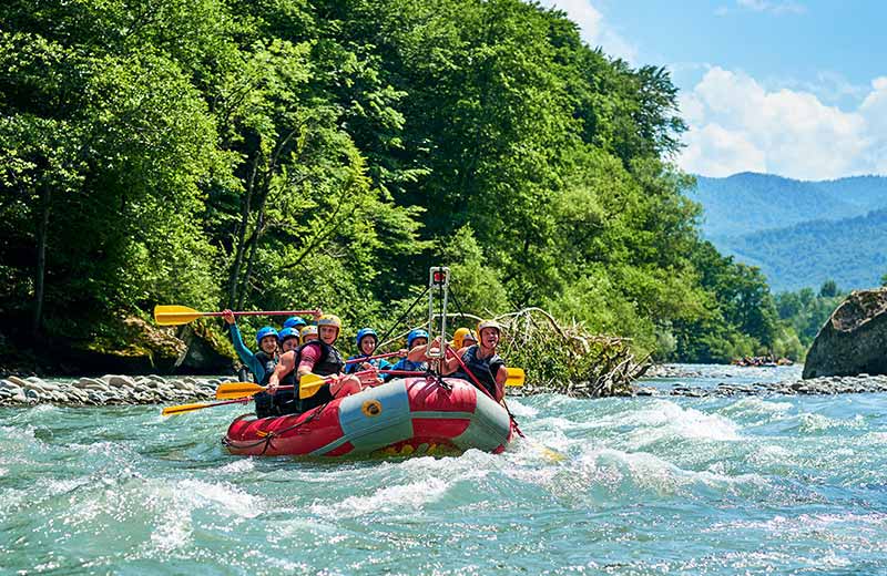 Rafting, Kajak, Canyoning